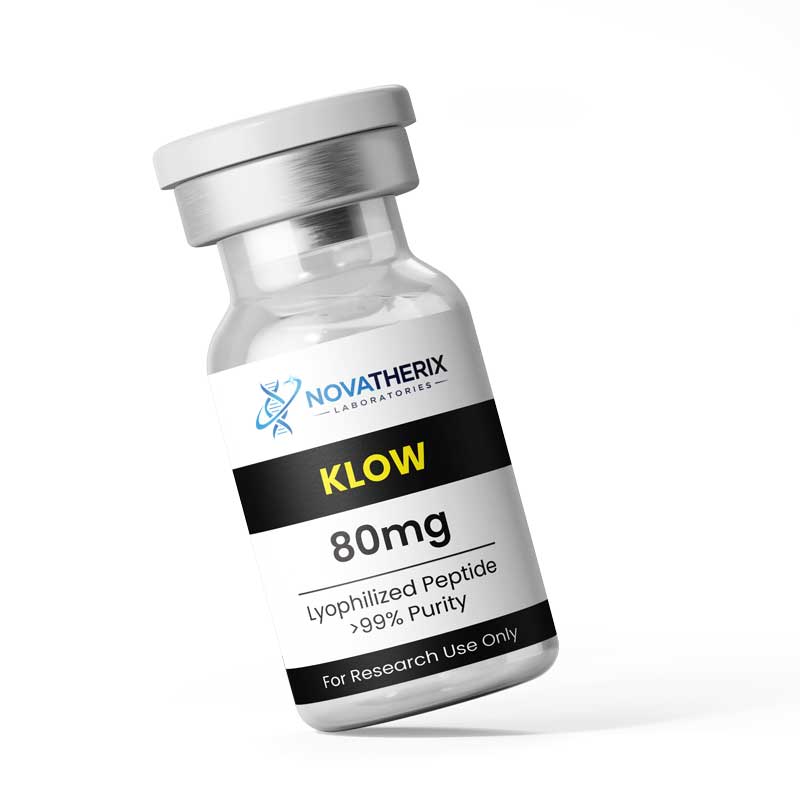 what is klow 80 80mg (GHK-Cu/TB500 /BPC157/KPV) – Novatherix Laboratories Injections Huberman Lot #:Lot #: N9DSIP10/0729