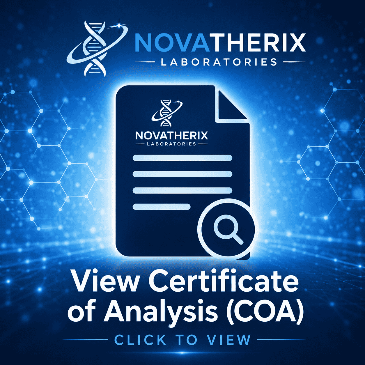 Novatherix Laboratories COA Click to View compressed
